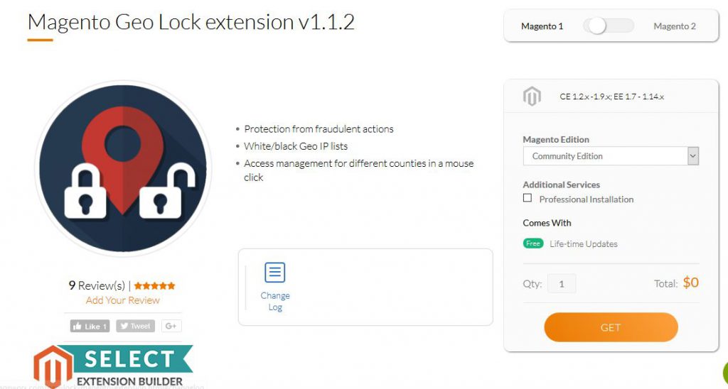 Magento Geo Lock Extension Mageworx